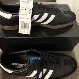Adidas Samba ADV Black and White Sneakers